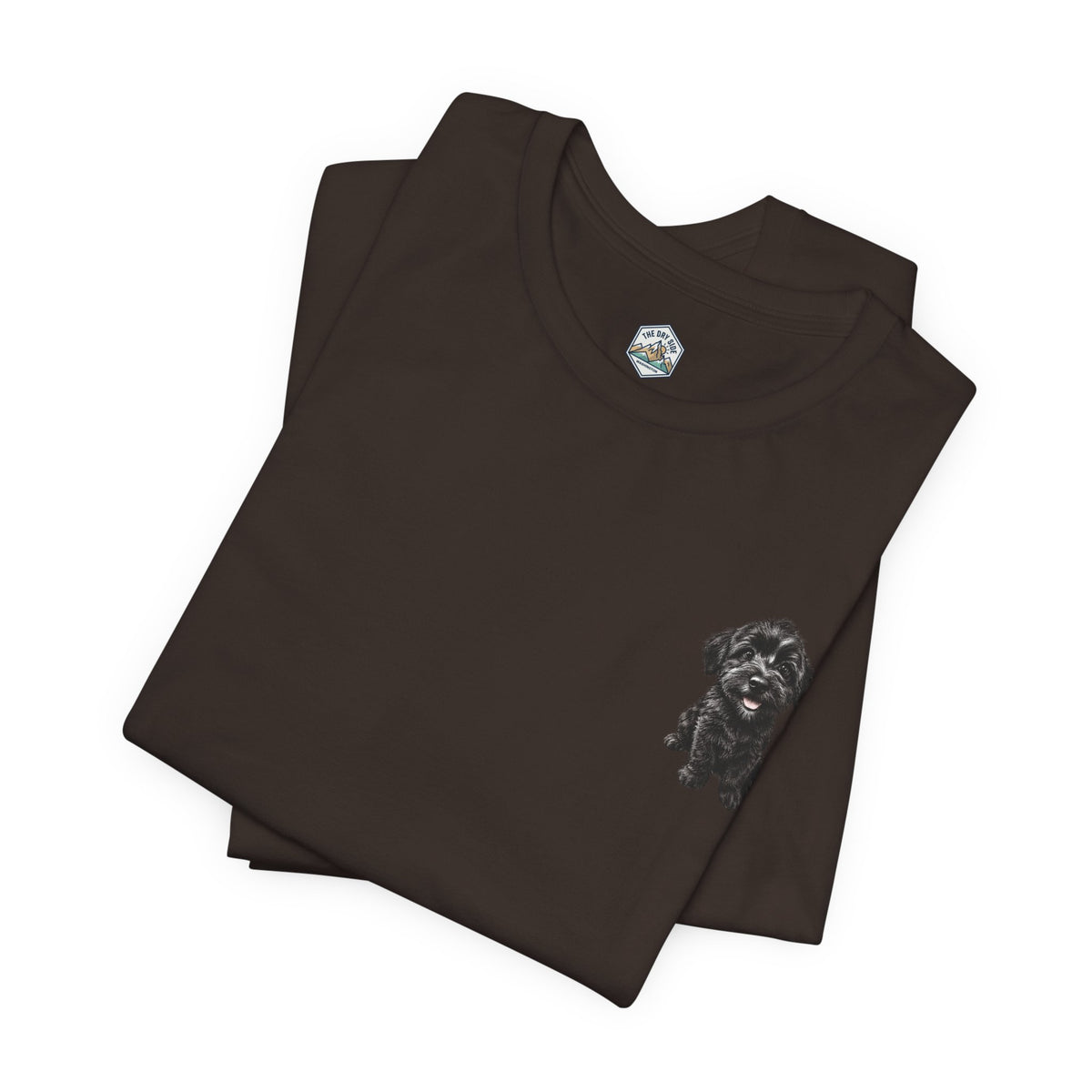T-shirt avec un adorable chiot Schnoodle tout doux