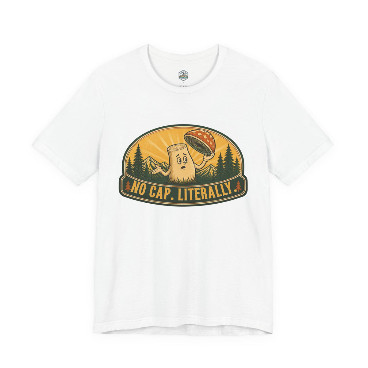 No Cap Literally Outdoors Graphic Tee