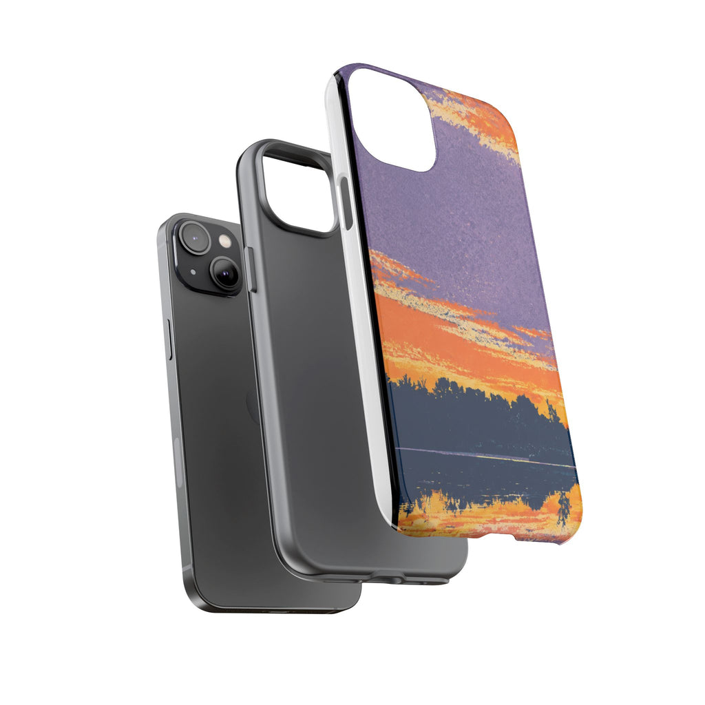 Coque de téléphone résistante Sunset Lake