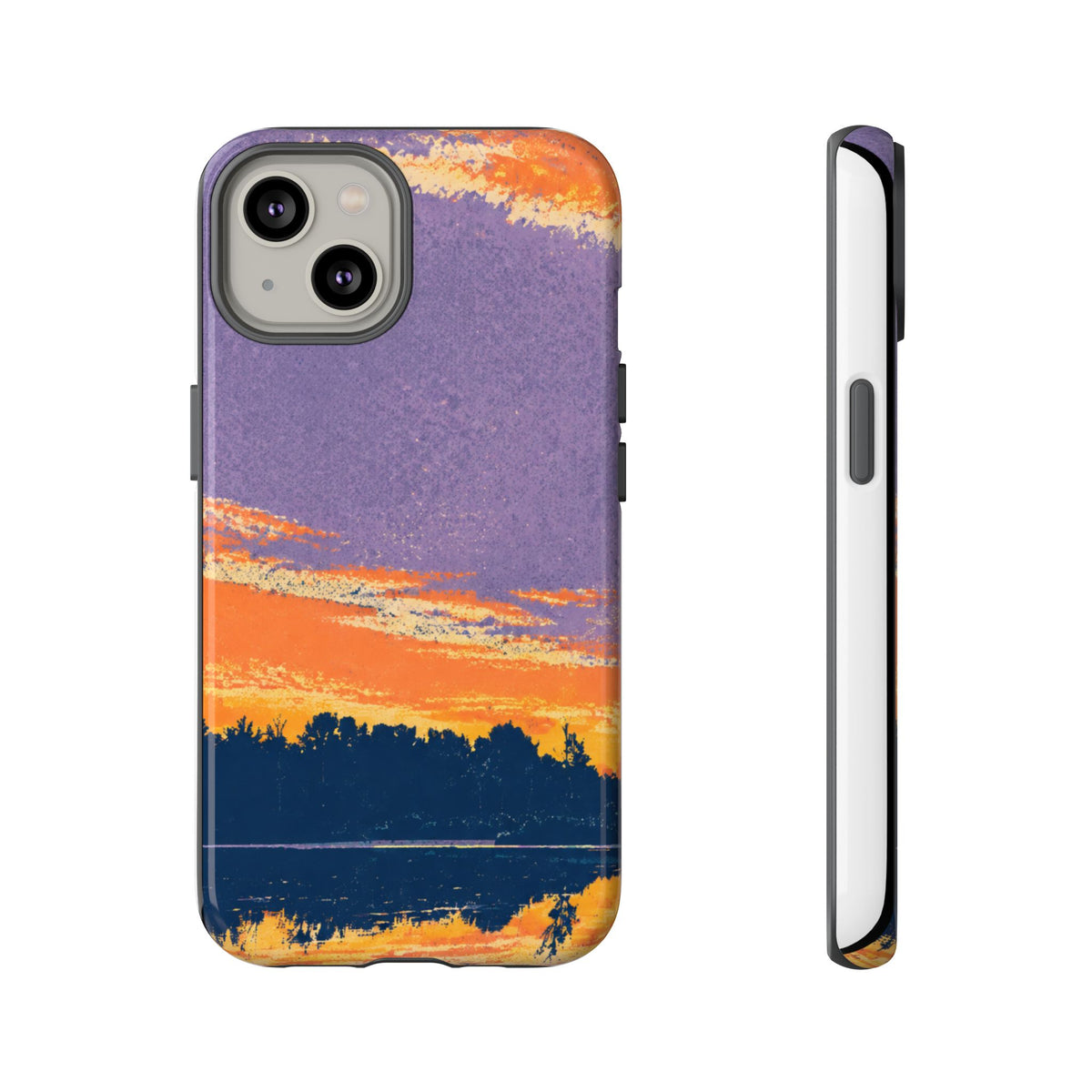 Sunset Lake Tough Phone Case