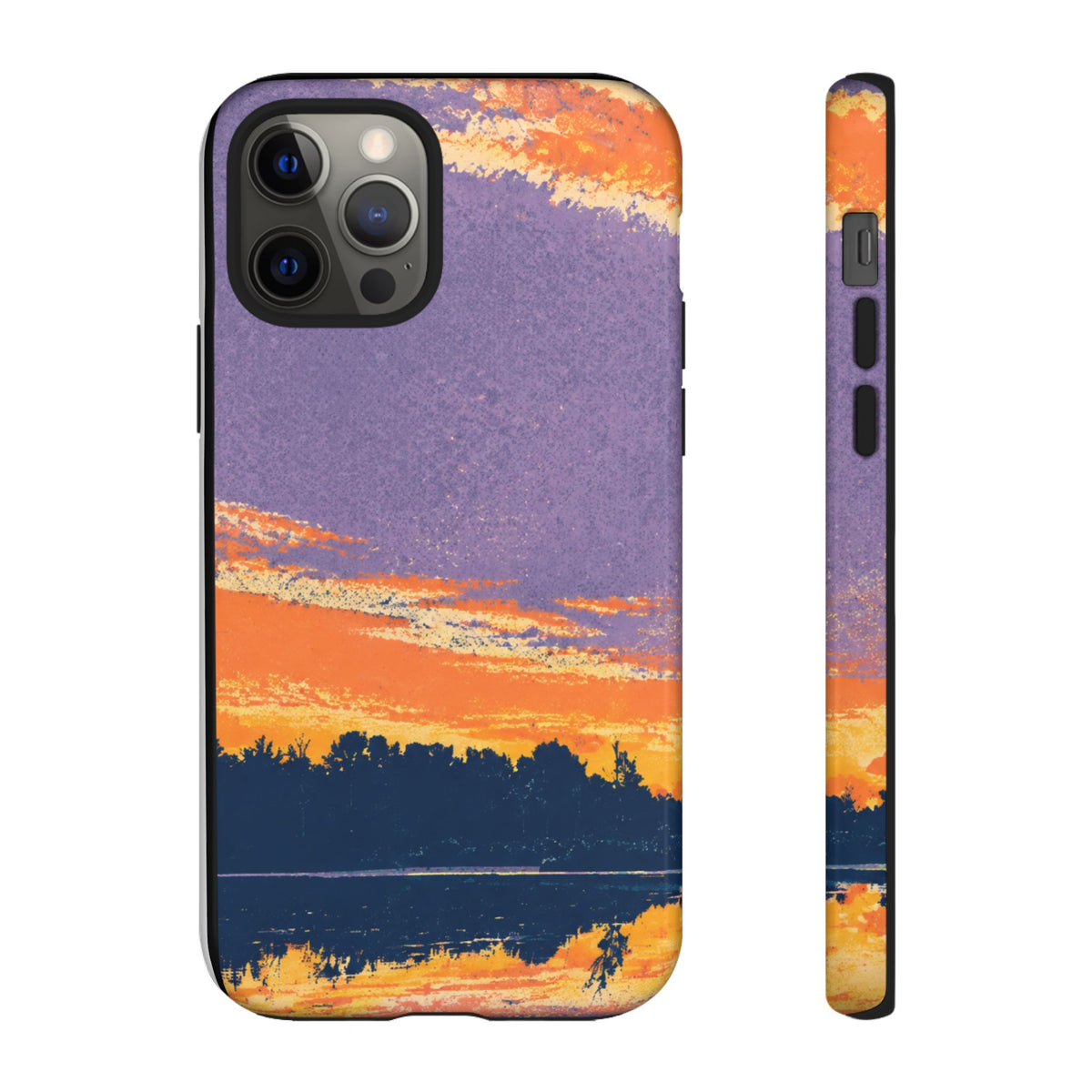 Sunset Lake Tough Phone Case