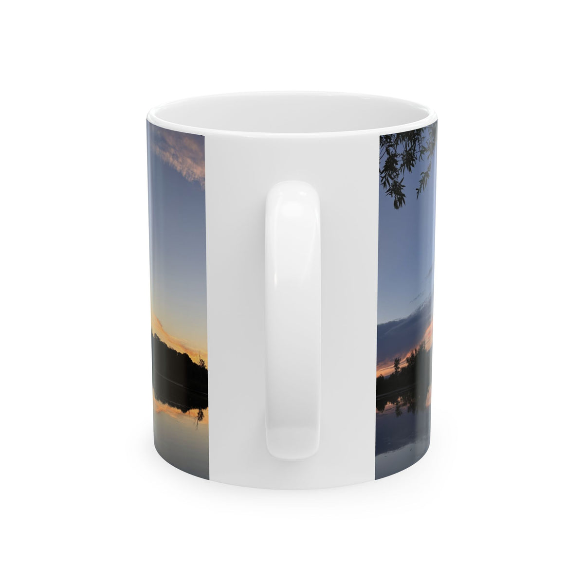 Ellensburg Fishing Pond Reflection Ceramic Mug