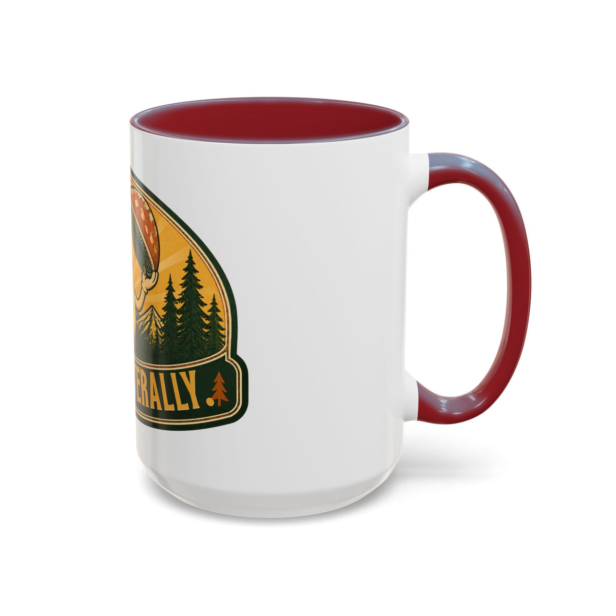 No Cap, Literally Mushroom Coffee Mug