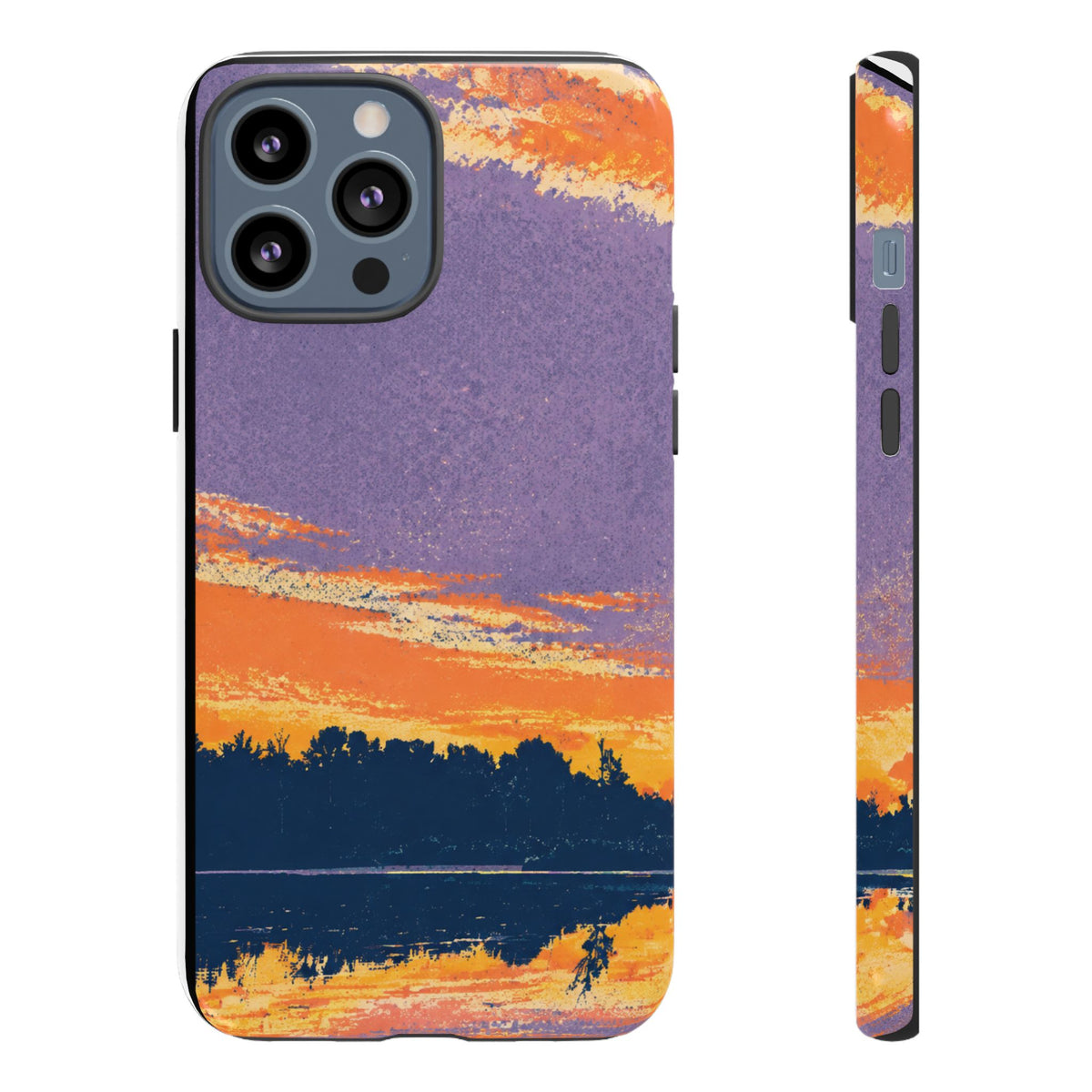 Sunset Lake Tough Phone Case