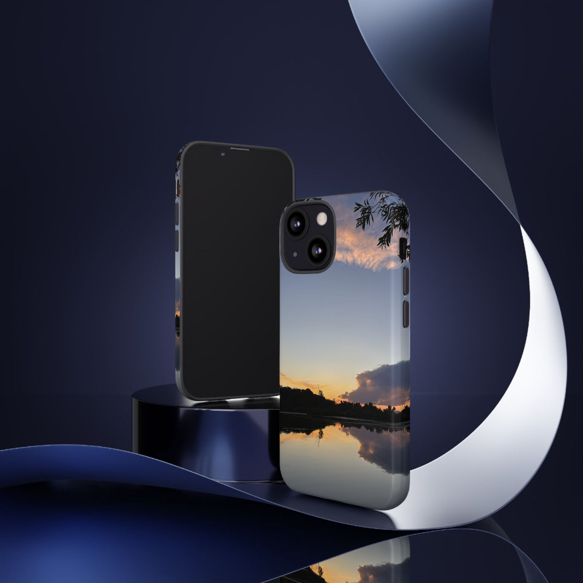 Ellensburg, Washington Sunset Lake Reflection Tough Phone Case