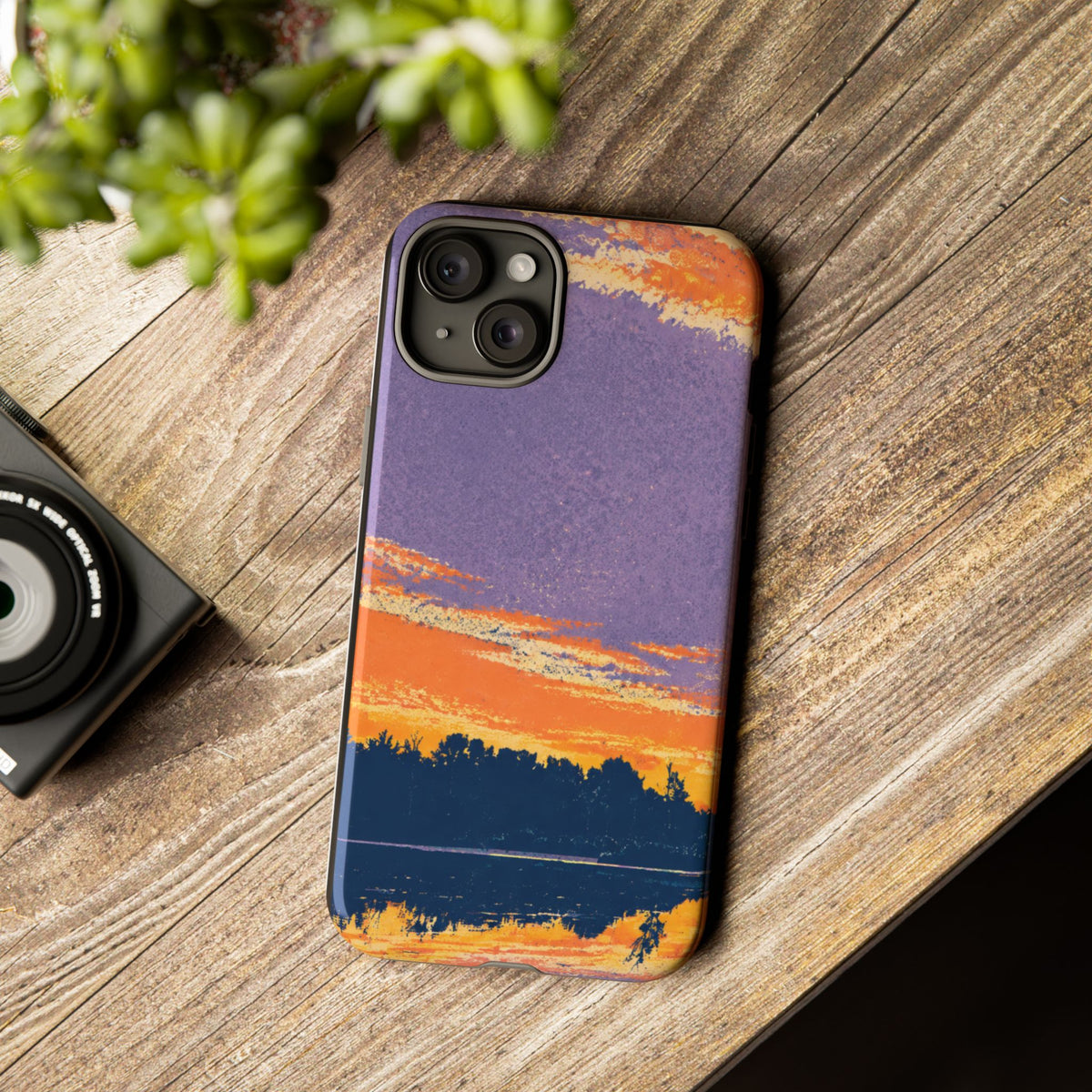 Coque de téléphone résistante Sunset Lake