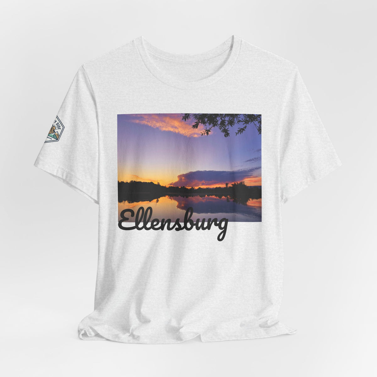Ellensburg Sunset Lake Reflection Landscape T-Shirt