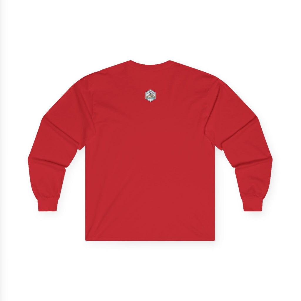 Ellensburg Sunset Fishing Pond Reflection Long Sleeve Tee