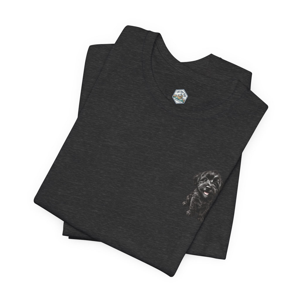 T-shirt avec un adorable chiot Schnoodle tout doux