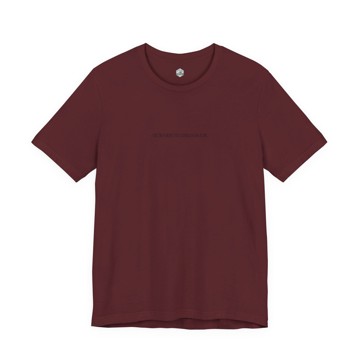 I Am Only Here for an Alibi Minimalist Graphic T-Shirt