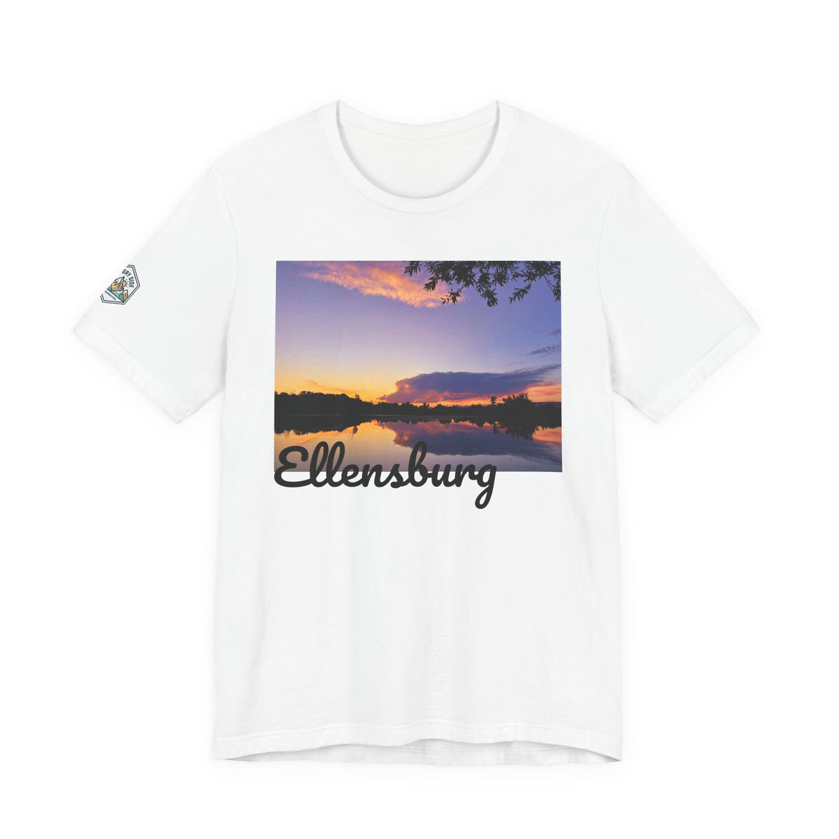 Ellensburg Sunset Lake Reflection Landscape T-Shirt