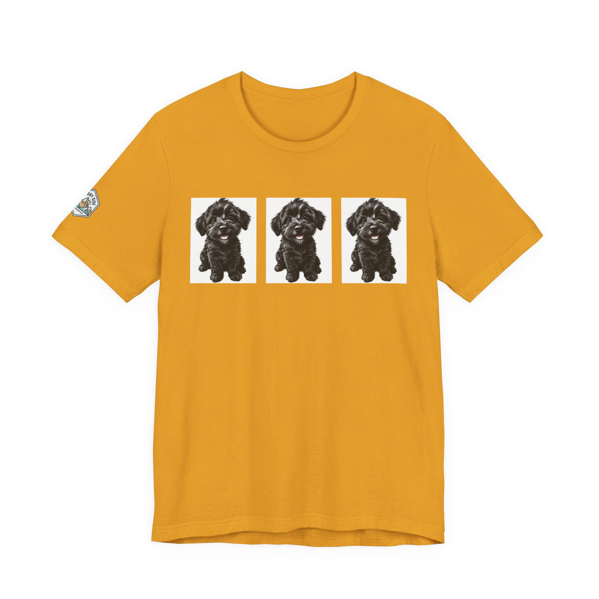 Cute Black Schnoodle Dog Graphic T-Shirt