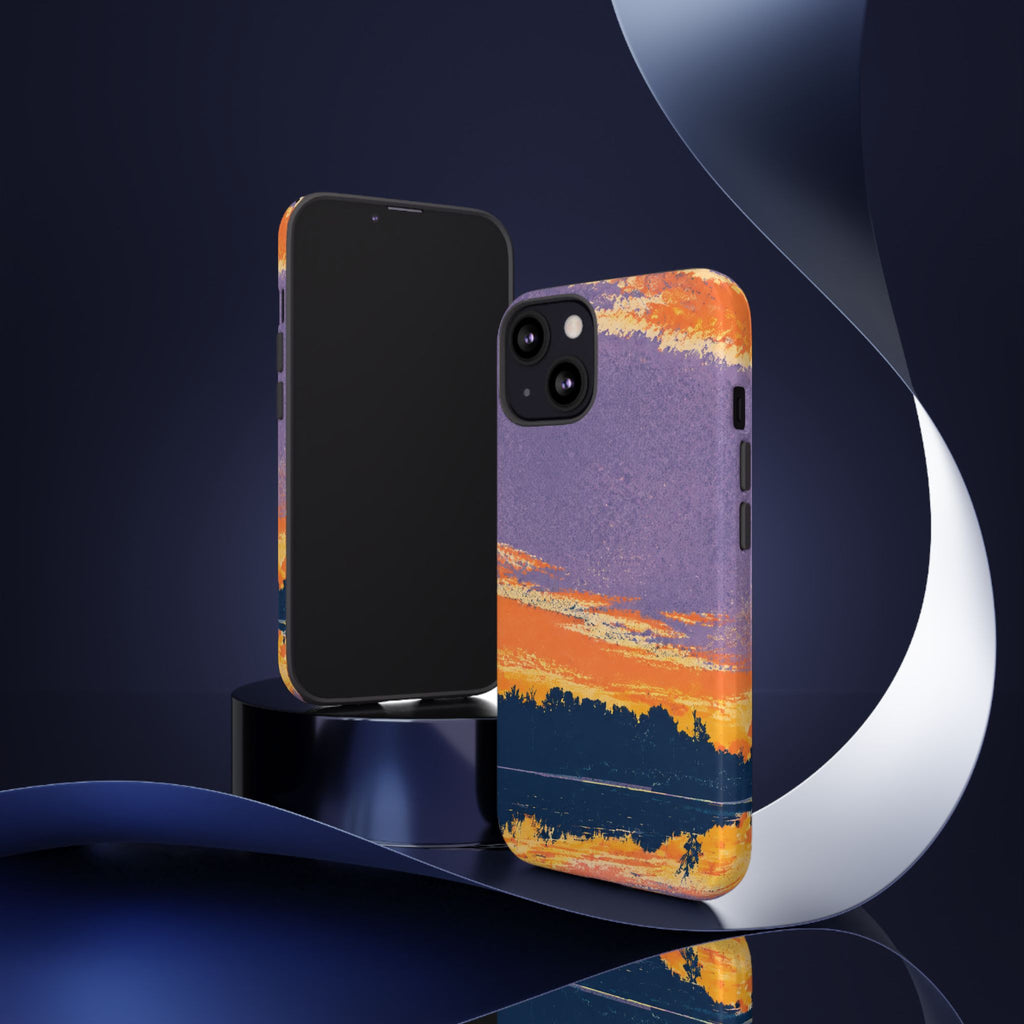 Coque de téléphone résistante Sunset Lake
