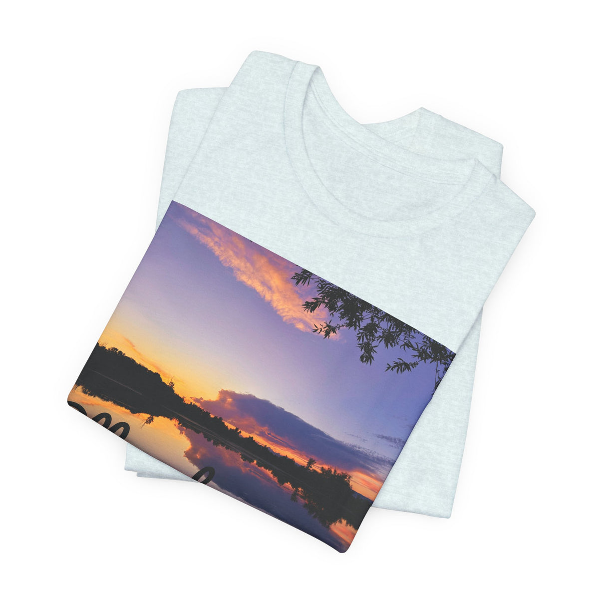 Ellensburg Sunset Lake Reflection Landscape T-Shirt