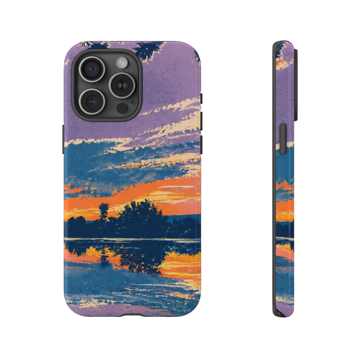 Sunset Lake Tough Phone Case