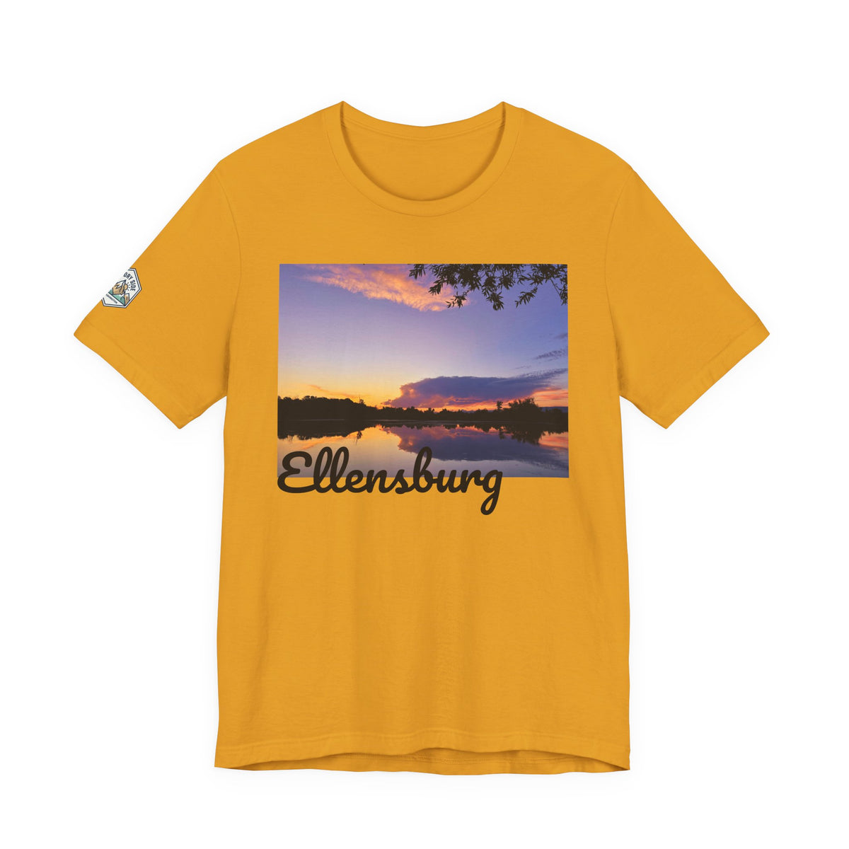 Ellensburg Sunset Lake Reflection Landscape T-Shirt