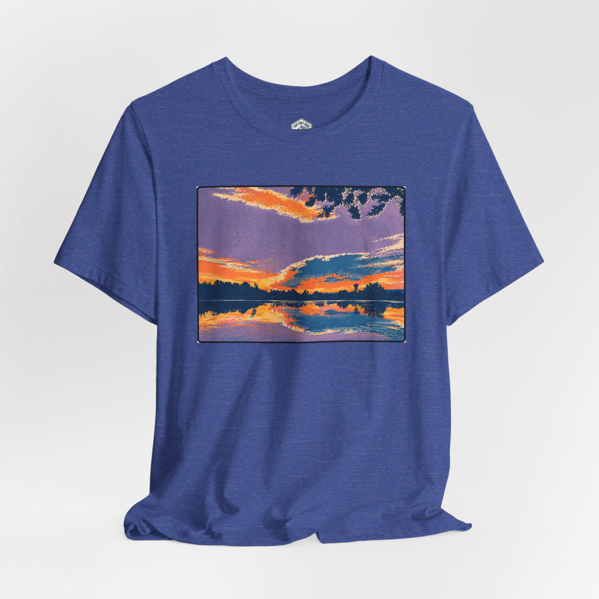 Retro Ellensburg Ringer Loop Sunset T-Shirt