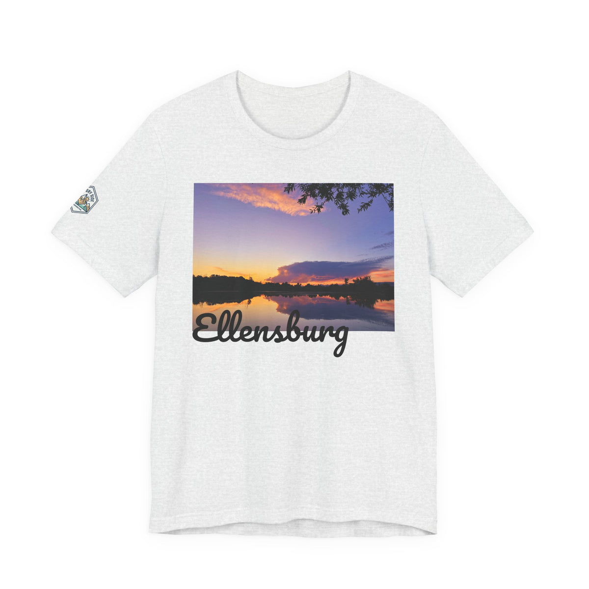 Ellensburg Sunset Lake Reflection Landscape T-Shirt