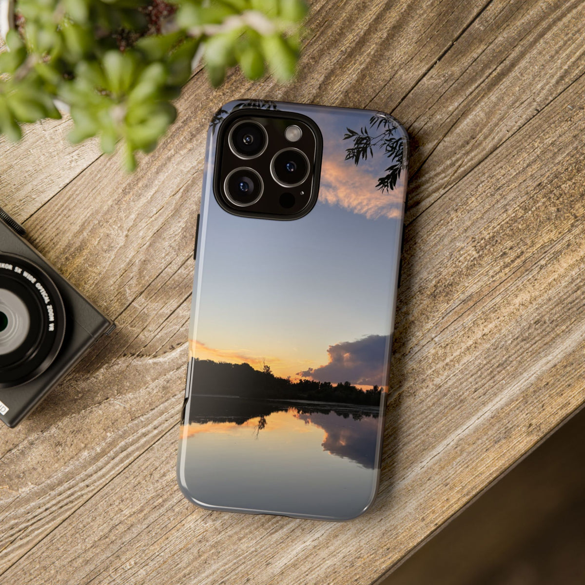 Ellensburg, Washington Sunset Lake Reflection Tough Phone Case