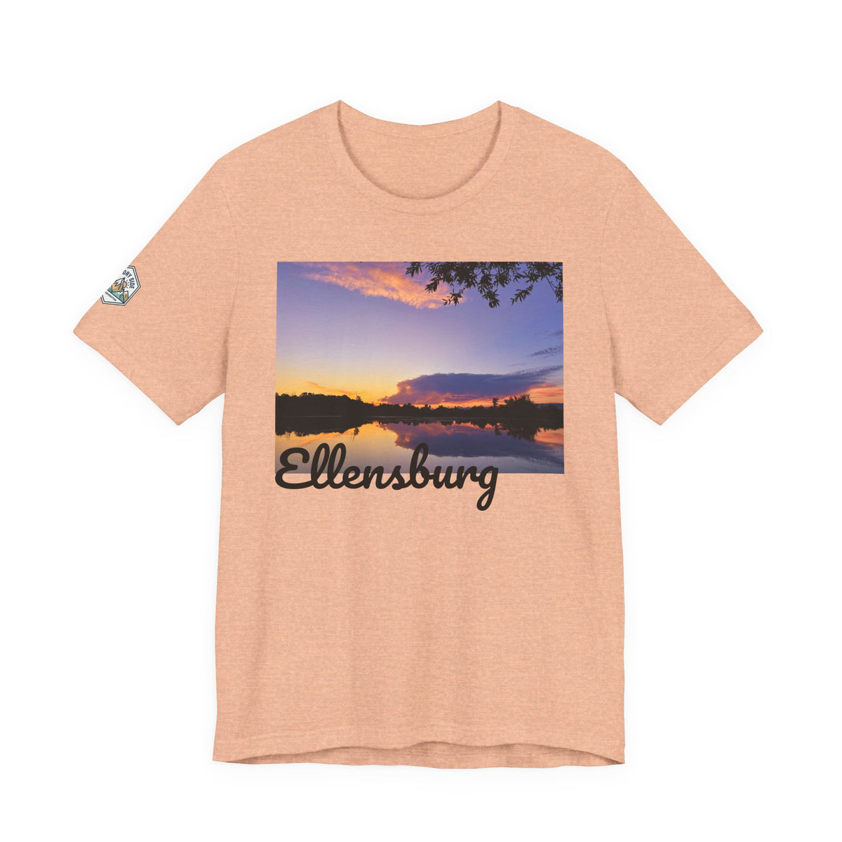 Ellensburg Sunset Lake Reflection Landscape T-Shirt