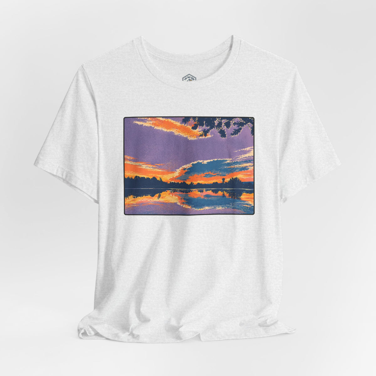 Retro Ellensburg Ringer Loop Sunset T-Shirt