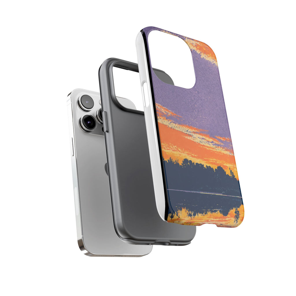 Coque de téléphone résistante Sunset Lake