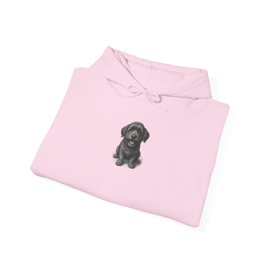 Sweat à capuche pour adorable chiot Schnoodle