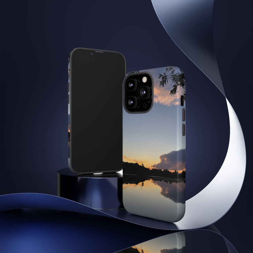 Ellensburg, Washington Sunset Lake Reflection Tough Phone Case