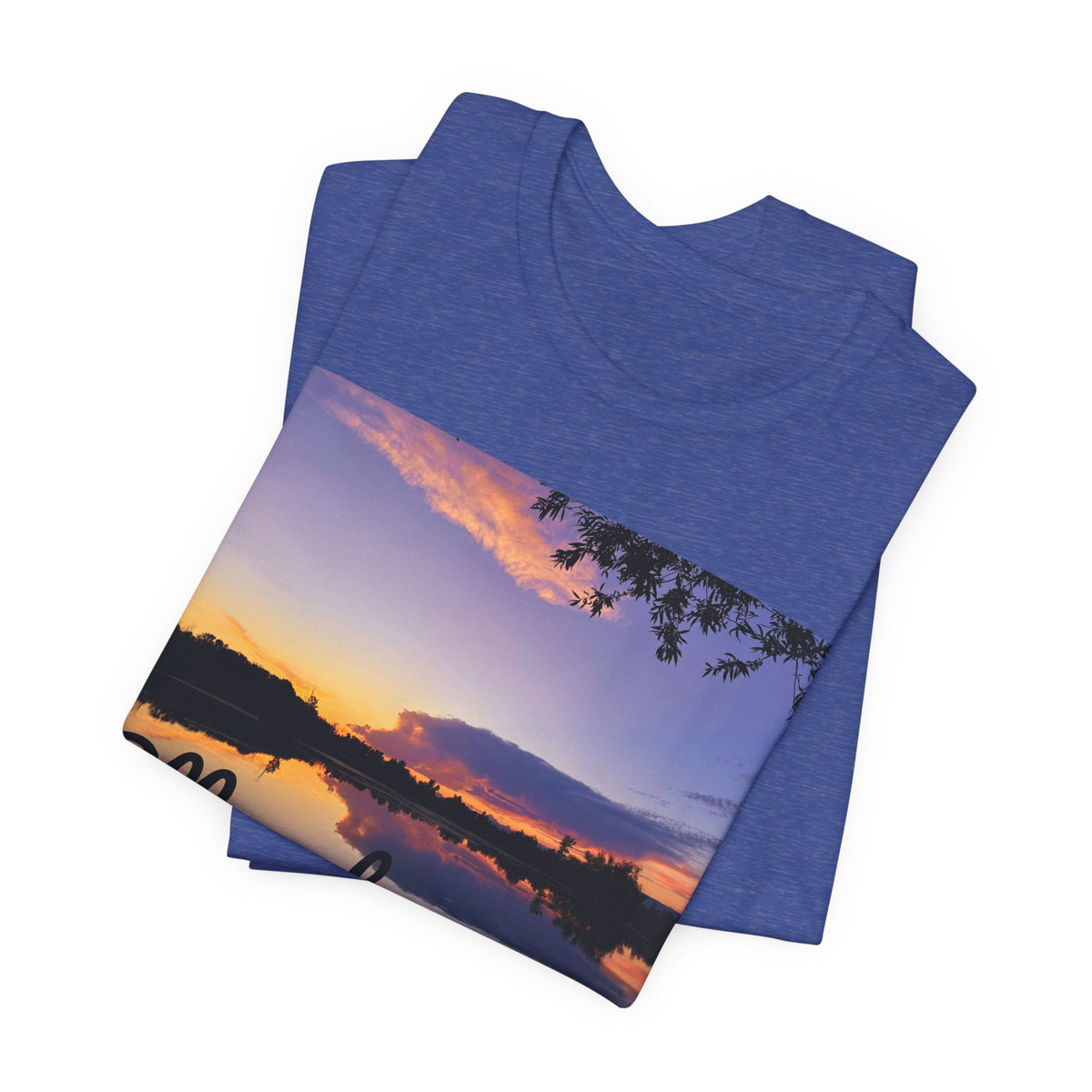 Ellensburg Sunset Lake Reflection Landscape T-Shirt