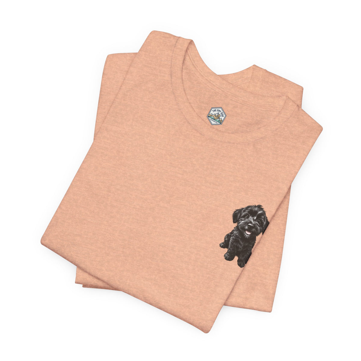 T-shirt avec un adorable chiot Schnoodle tout doux