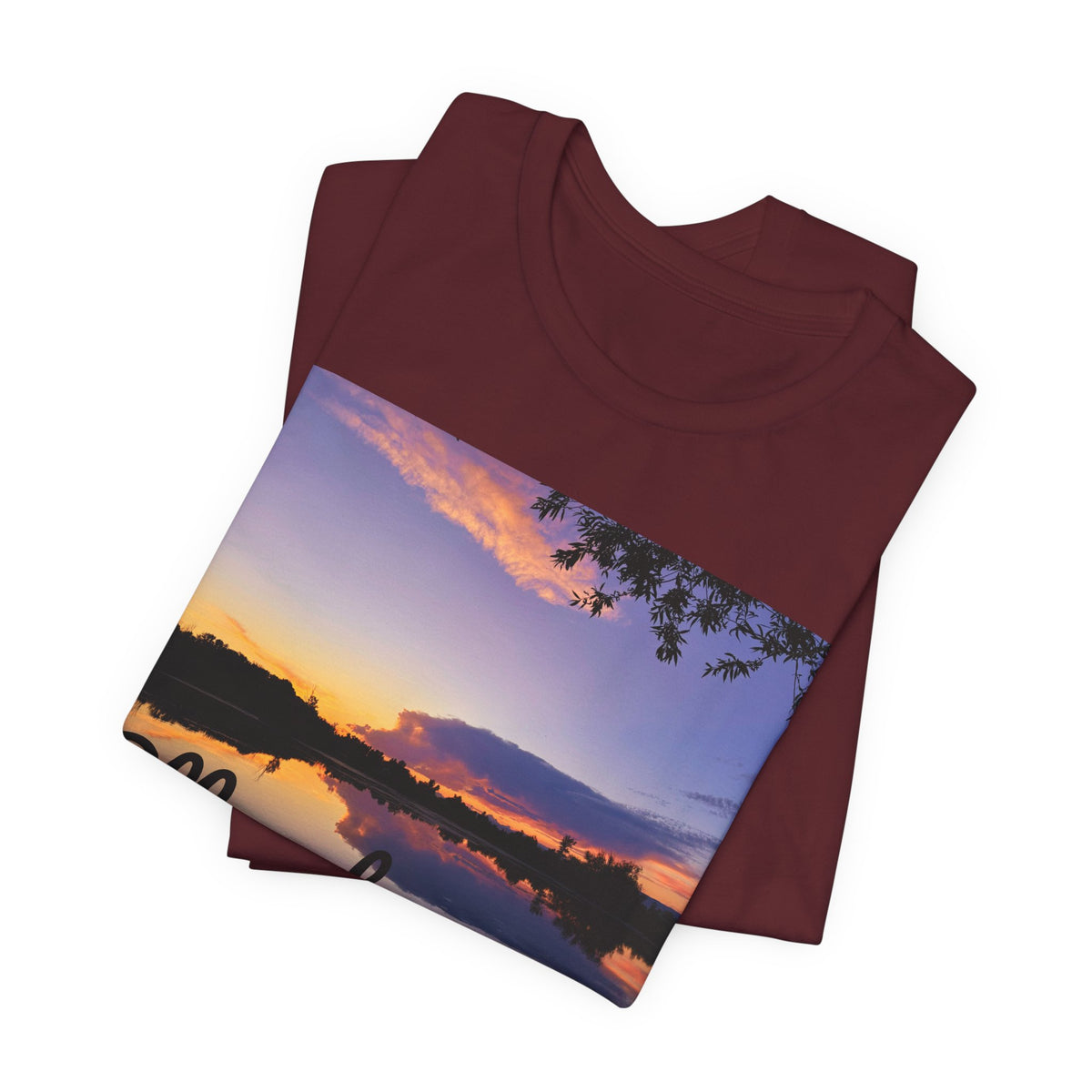 Ellensburg Sunset Lake Reflection Landscape T-Shirt