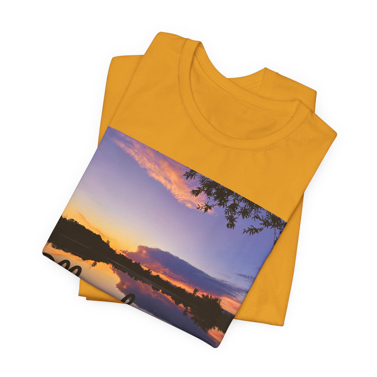 Ellensburg Sunset Lake Reflection Landscape T-Shirt
