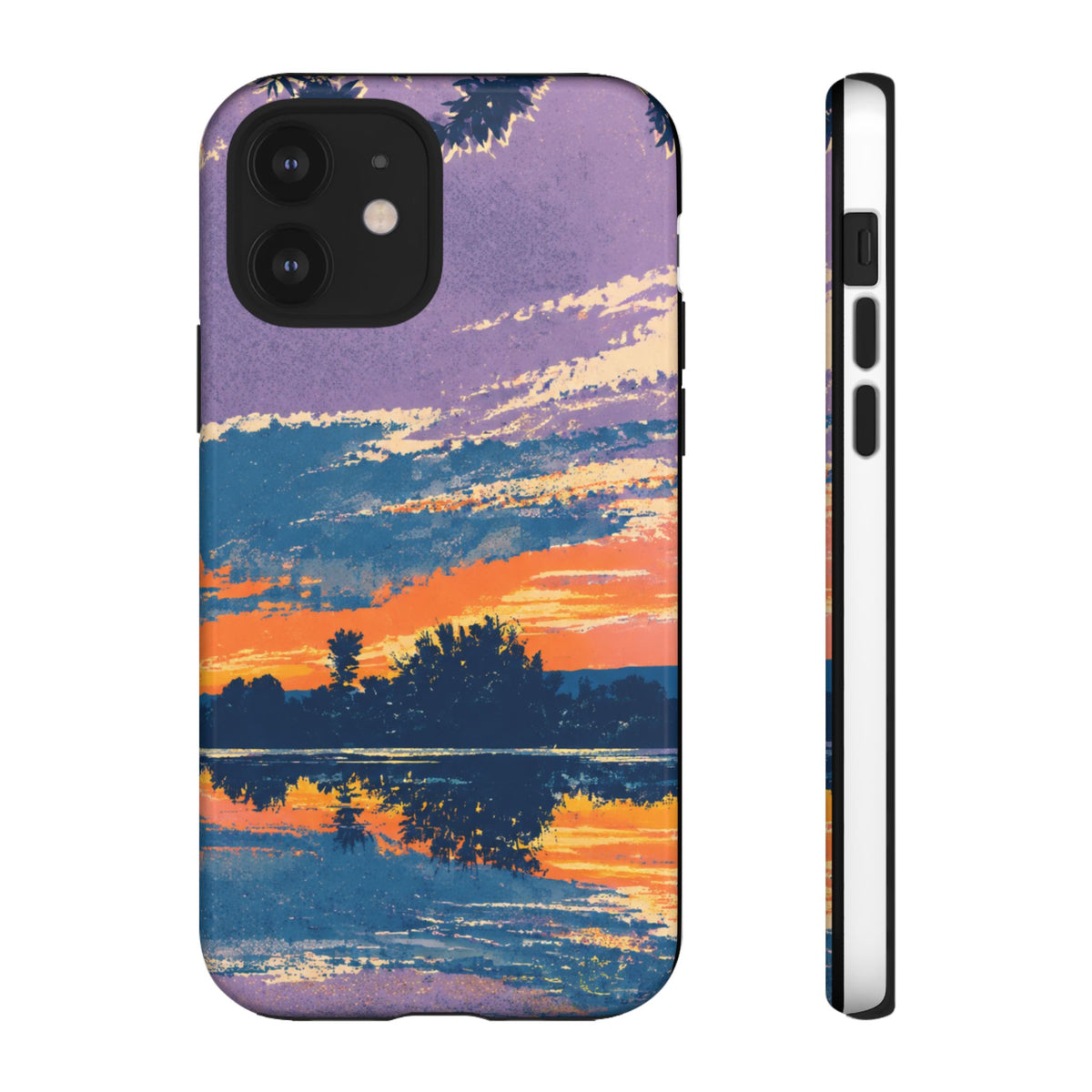Sunset Lake Tough Phone Case