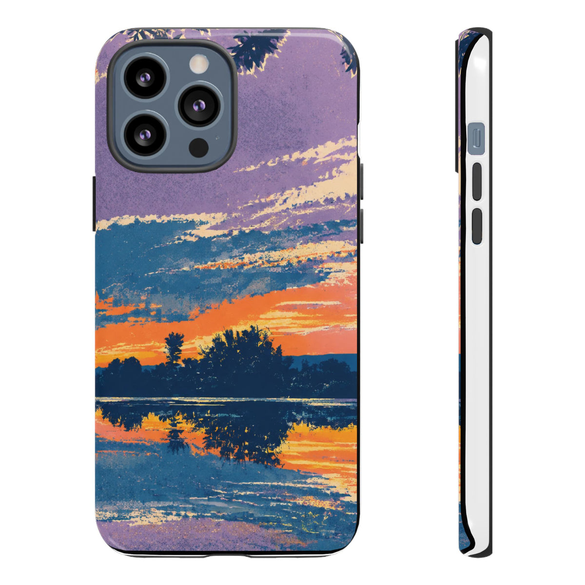 Sunset Lake Tough Phone Case