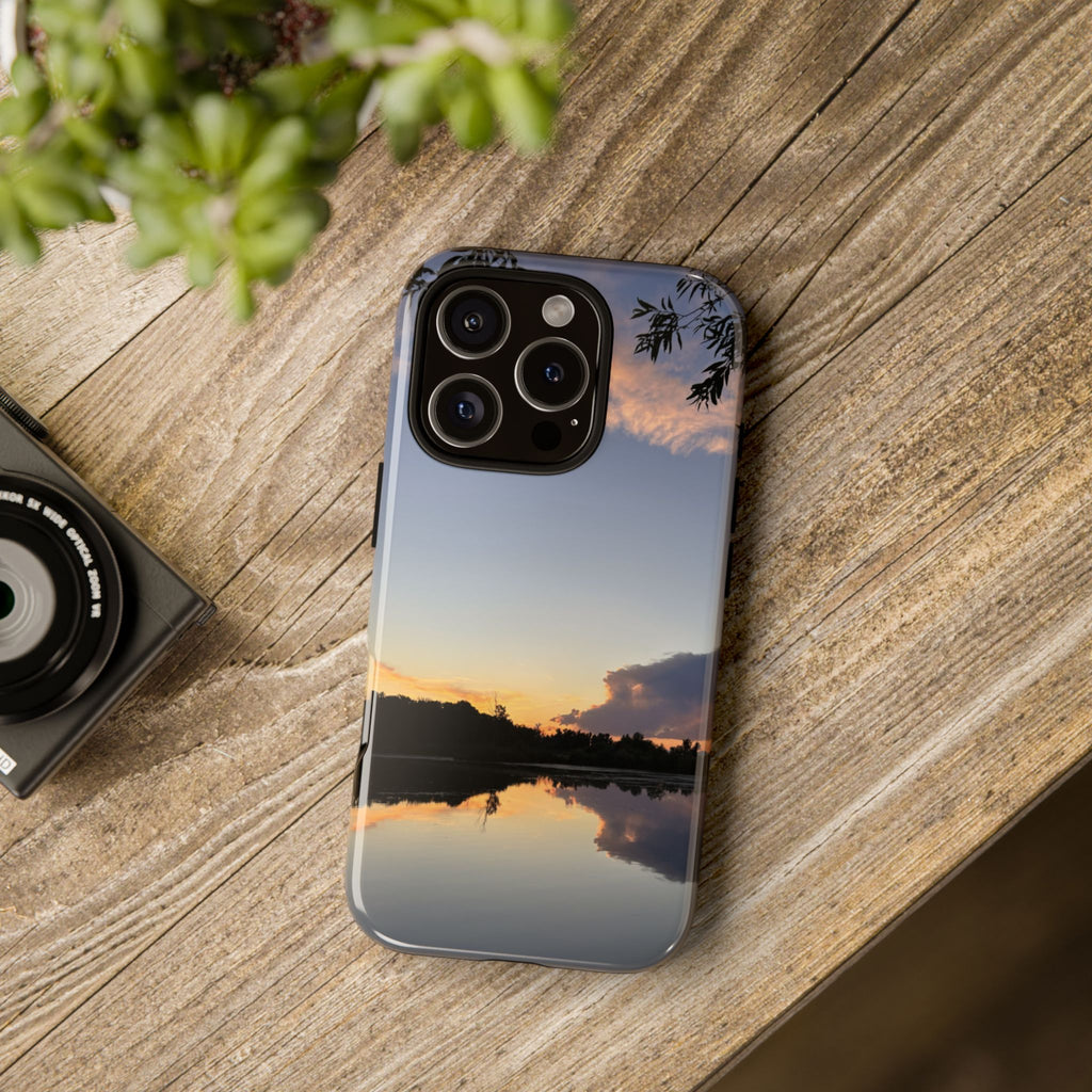 Ellensburg, Washington Sunset Lake Reflection Tough Phone Case