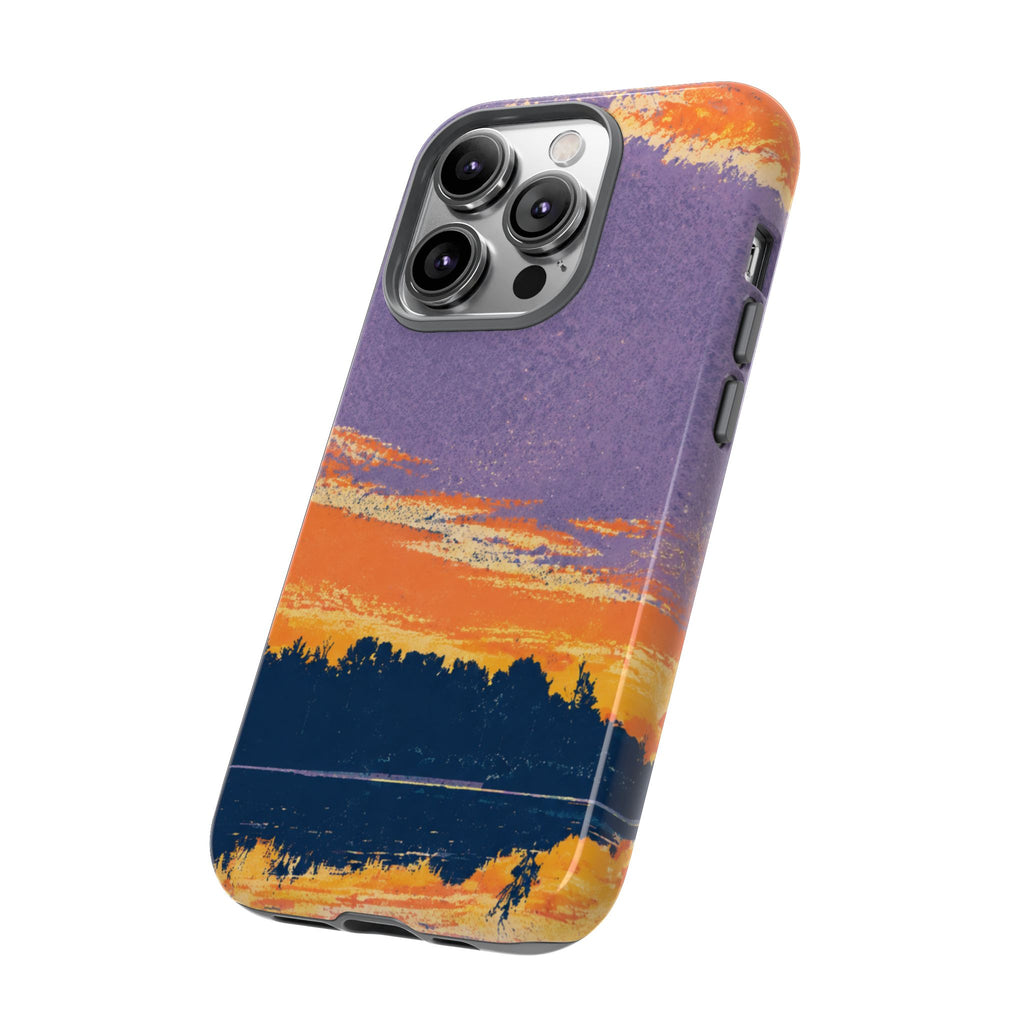 Coque de téléphone résistante Sunset Lake