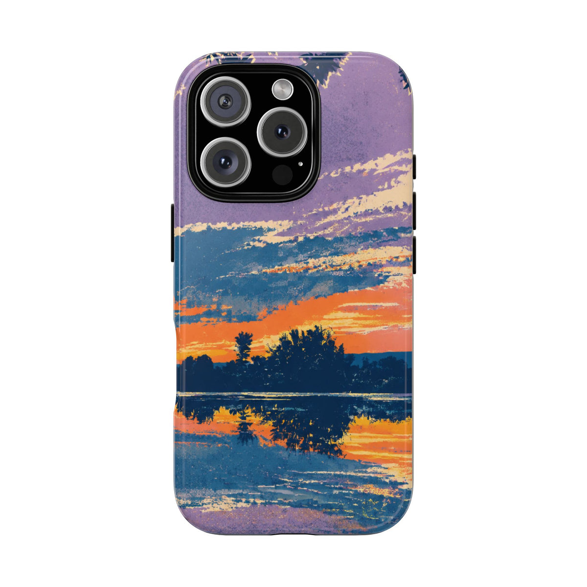 Sunset Lake Tough Phone Case