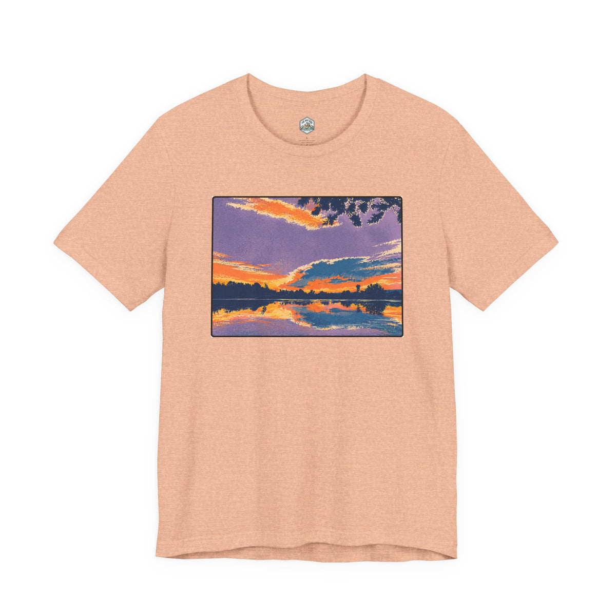 Retro Ellensburg Ringer Loop Sunset T-Shirt