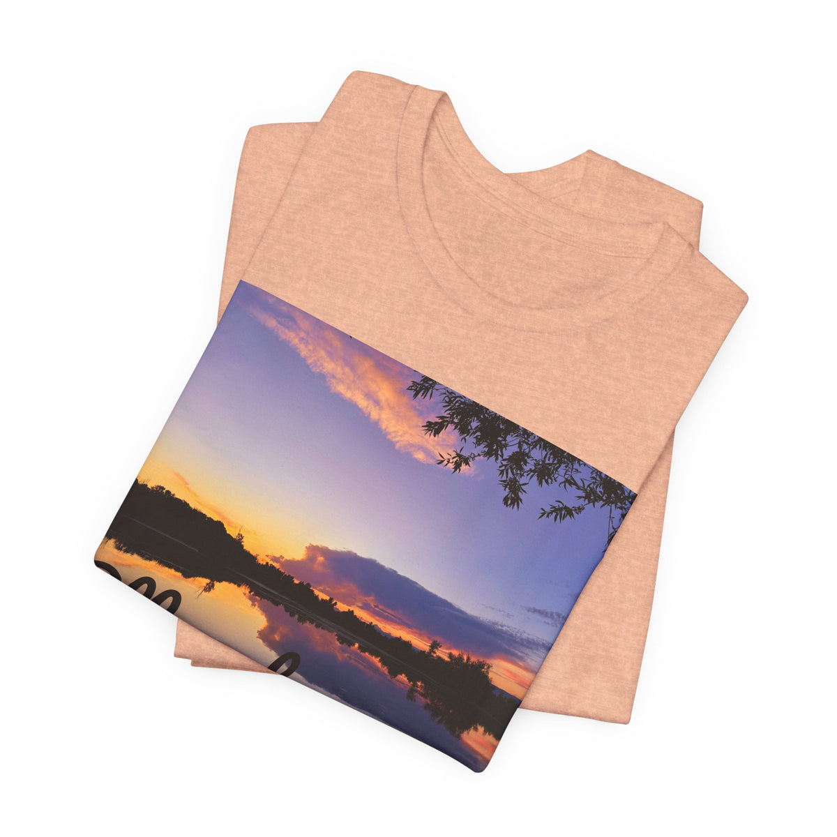 Ellensburg Sunset Lake Reflection Landscape T-Shirt