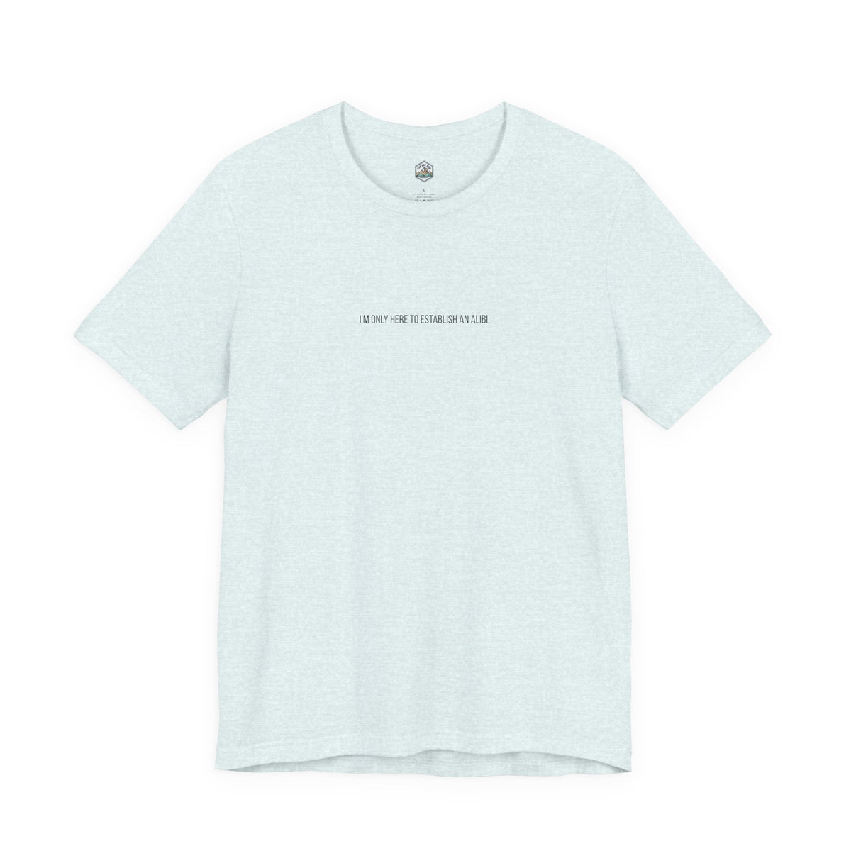 I Am Only Here for an Alibi Minimalist Graphic T-Shirt