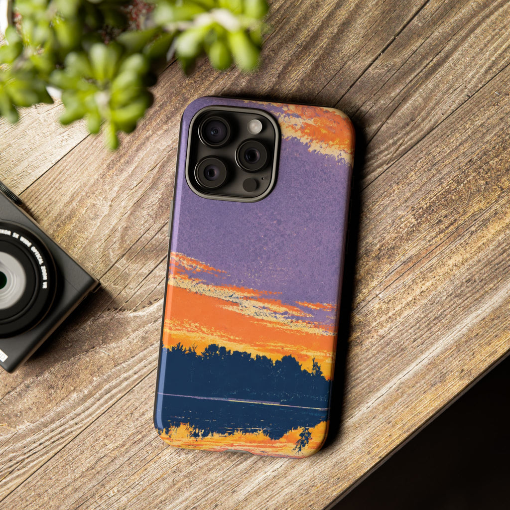 Coque de téléphone résistante Sunset Lake