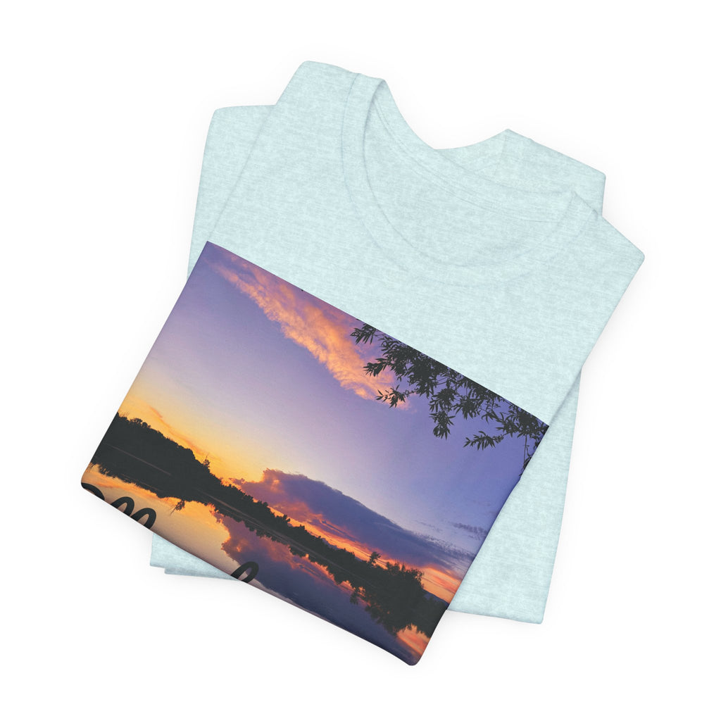 Ellensburg Sunset Lake Reflection Landscape T-Shirt
