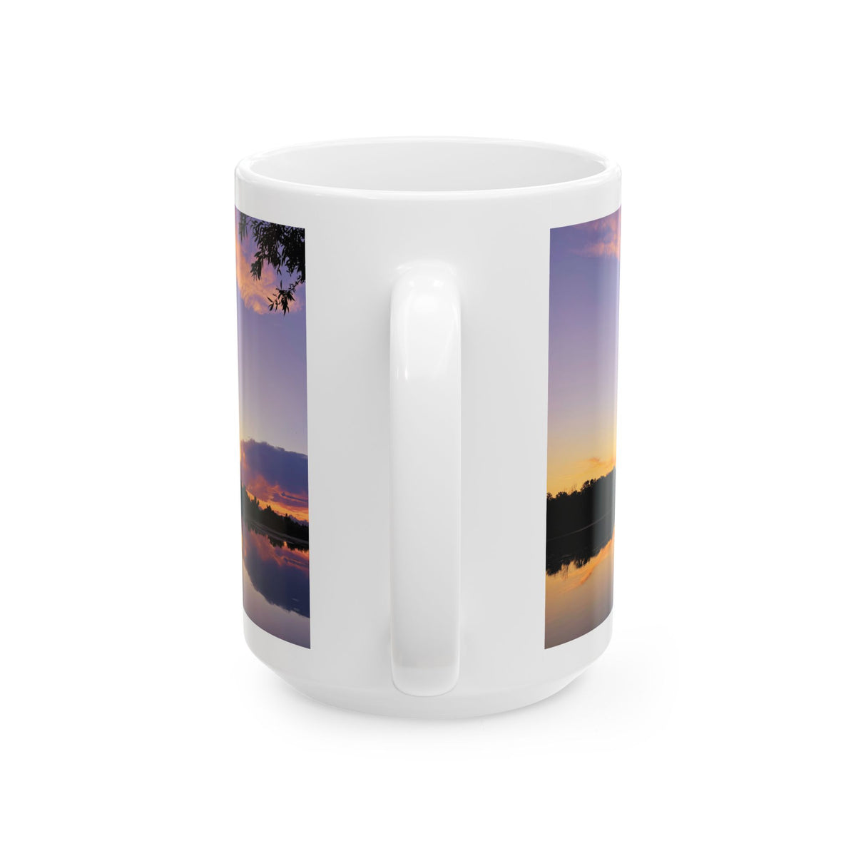 Ellensburg Sunset Lake Reflection Ceramic Mug