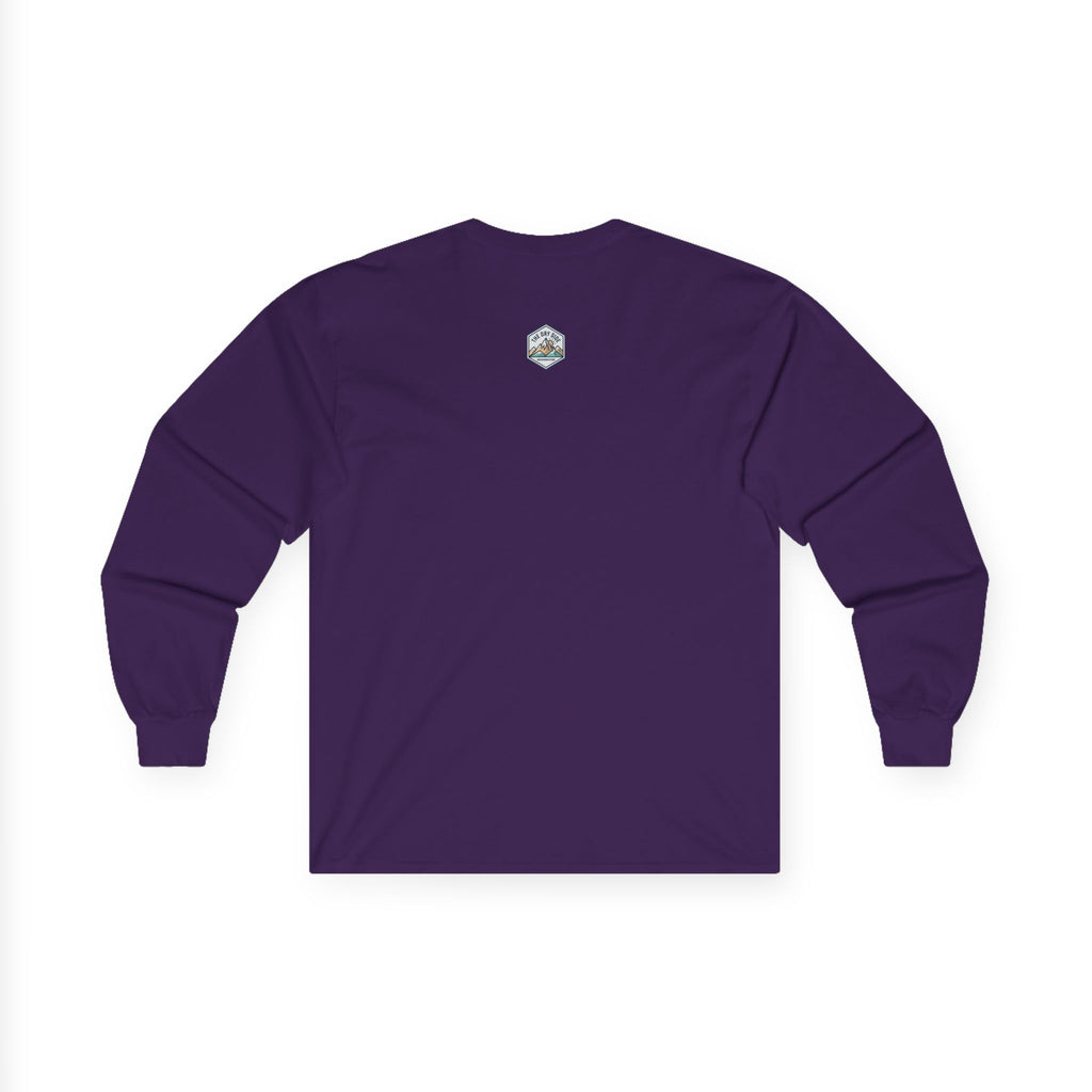 Ellensburg Sunset Fishing Pond Reflection Long Sleeve Tee