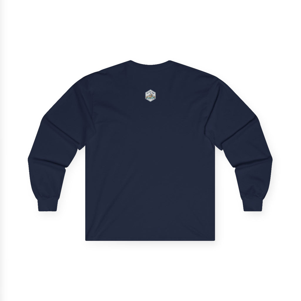 Ellensburg Sunset Fishing Pond Reflection Long Sleeve Tee
