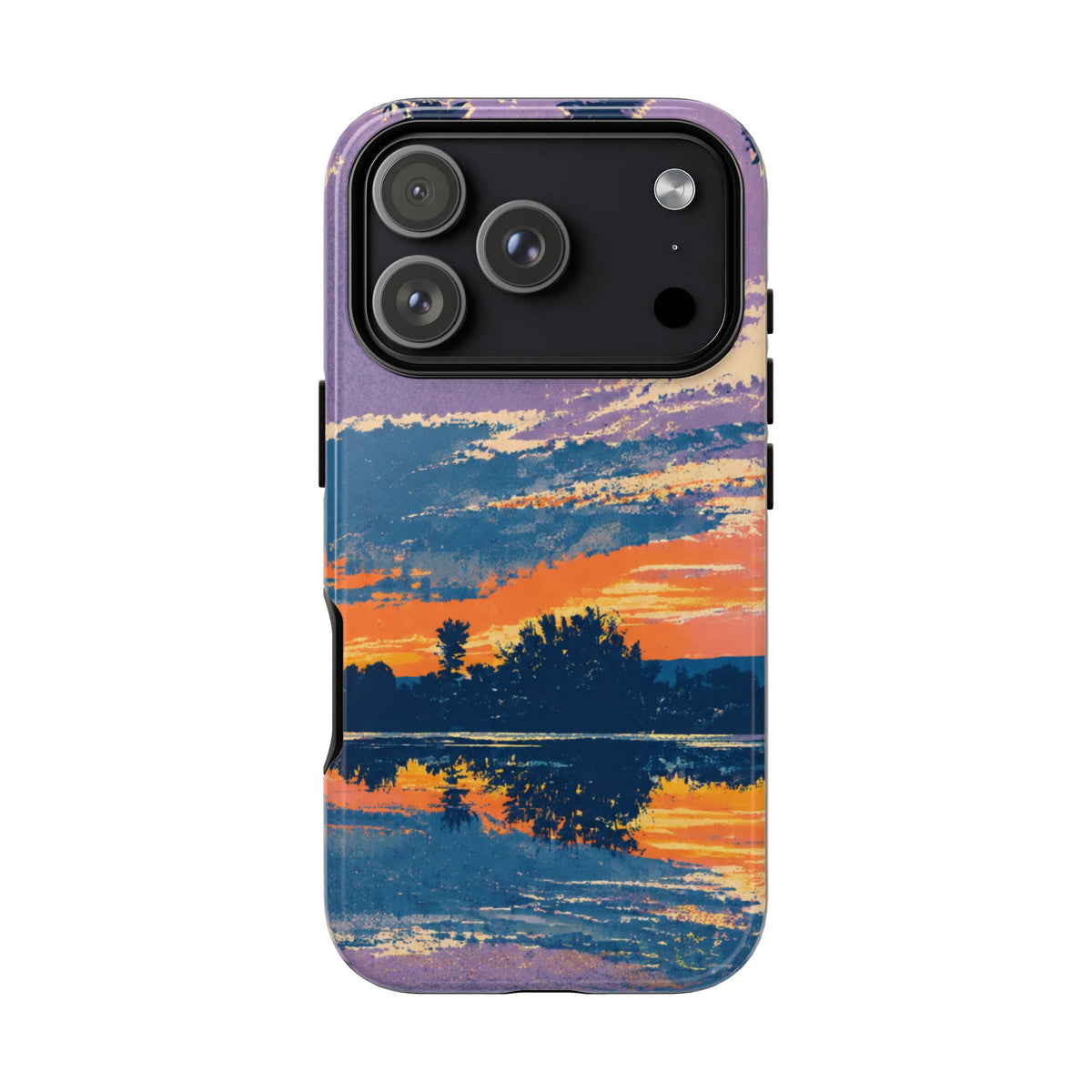 Sunset Lake Tough Phone Case