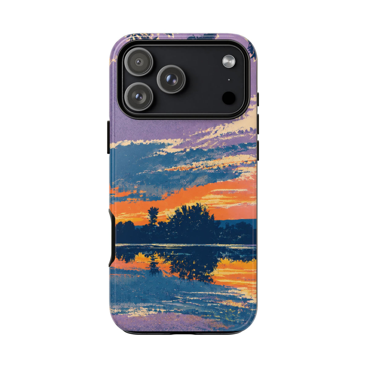 Sunset Lake Tough Phone Case