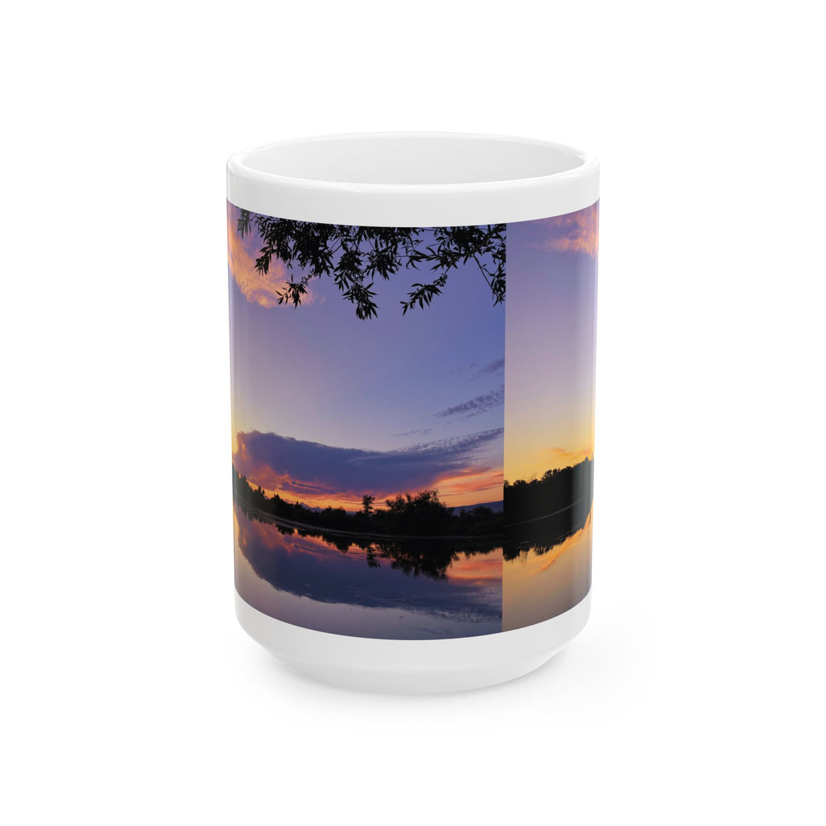 Ellensburg Sunset Lake Reflection Ceramic Mug