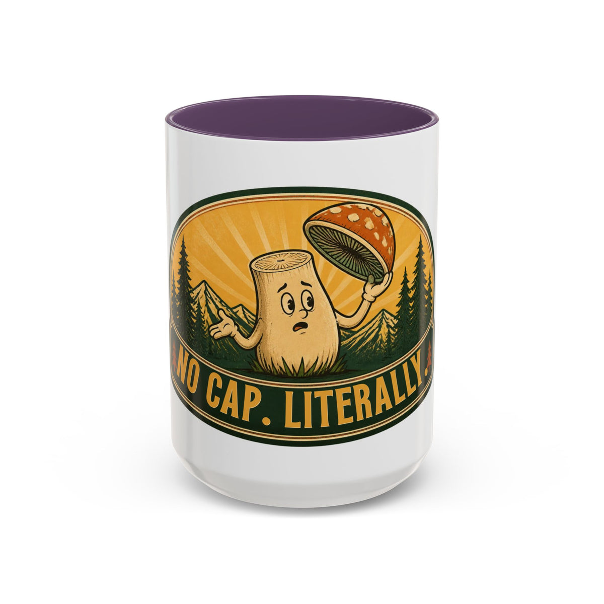 No Cap, Literally Mushroom Coffee Mug
