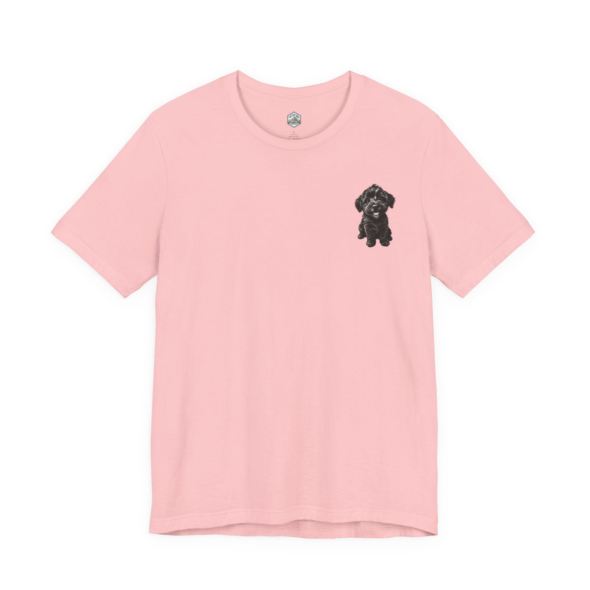T-shirt avec un adorable chiot Schnoodle tout doux